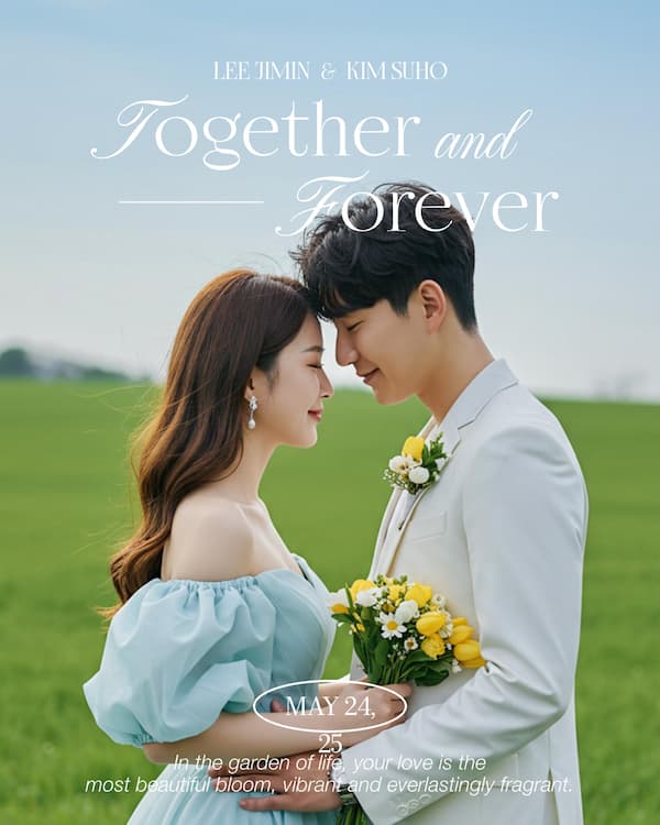 모바일 청첩장 템플릿 - Type6